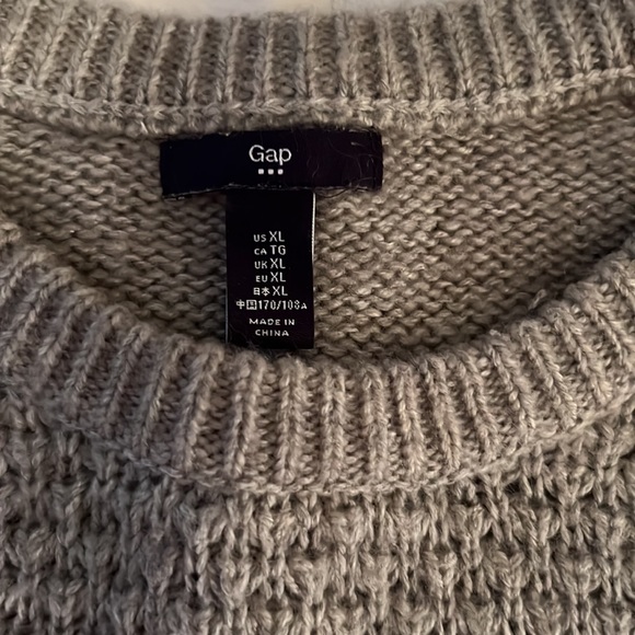 Striped Gray Sweater - Picture 3 of 4